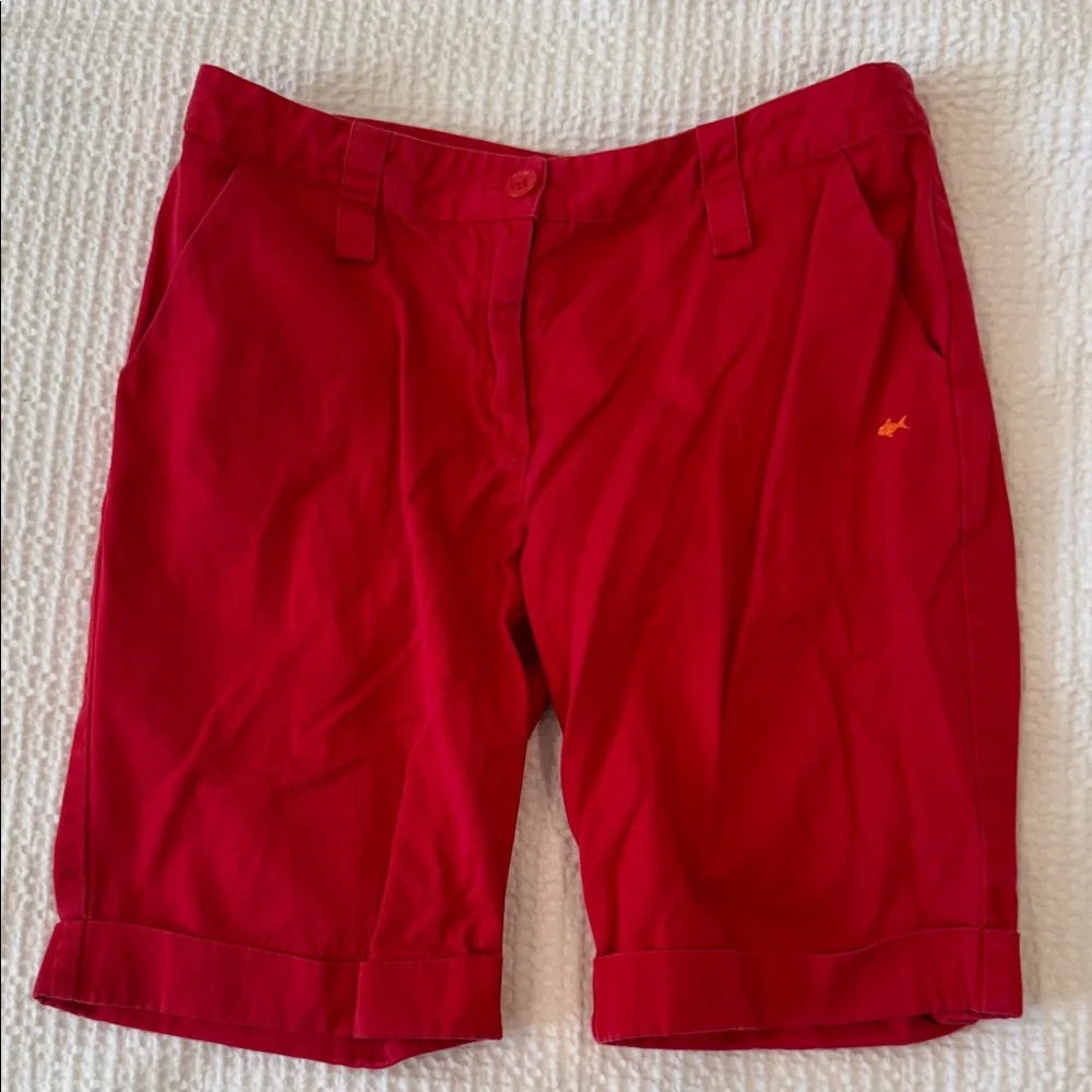 Classic Red Women's Bermuda Shorts
